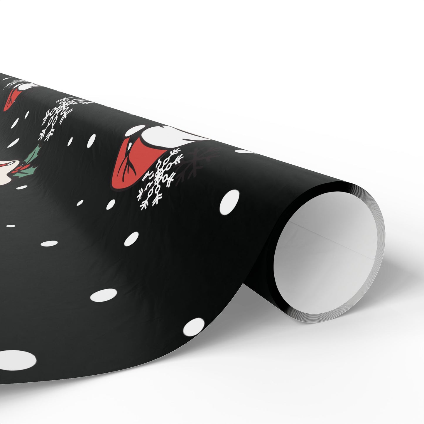 Festive Spirits Wrapping Papers Black