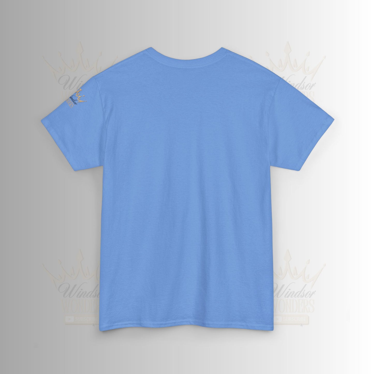 Windsor Wonders Crown Tee | Gold Graphic T-Shirt, Unisex Casual Wear, Birthday Gift, Royalty Theme, Comfortable Fashion