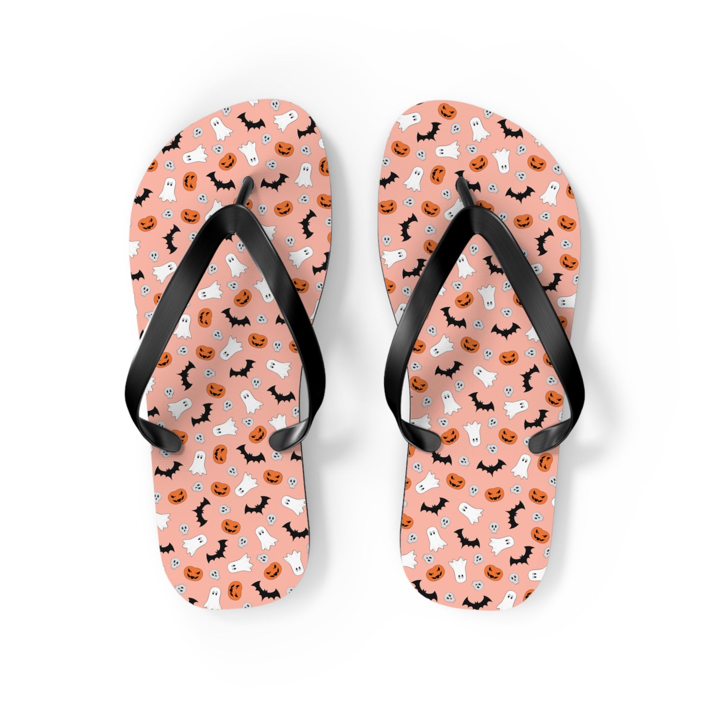 Windsor Wonders Orange Halloween Flip Flops