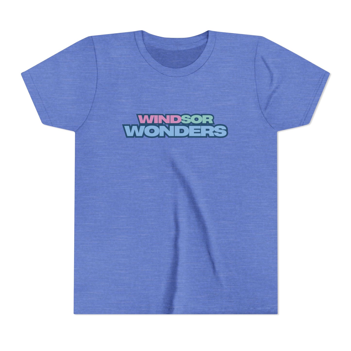 Windsor Wonders Youth Short Sleeve Tee - 'Windsor Wonders' Graphic T-Shirt, Fun Summer Wear, Gift for Kids, Adventure Apparel, Family Outing