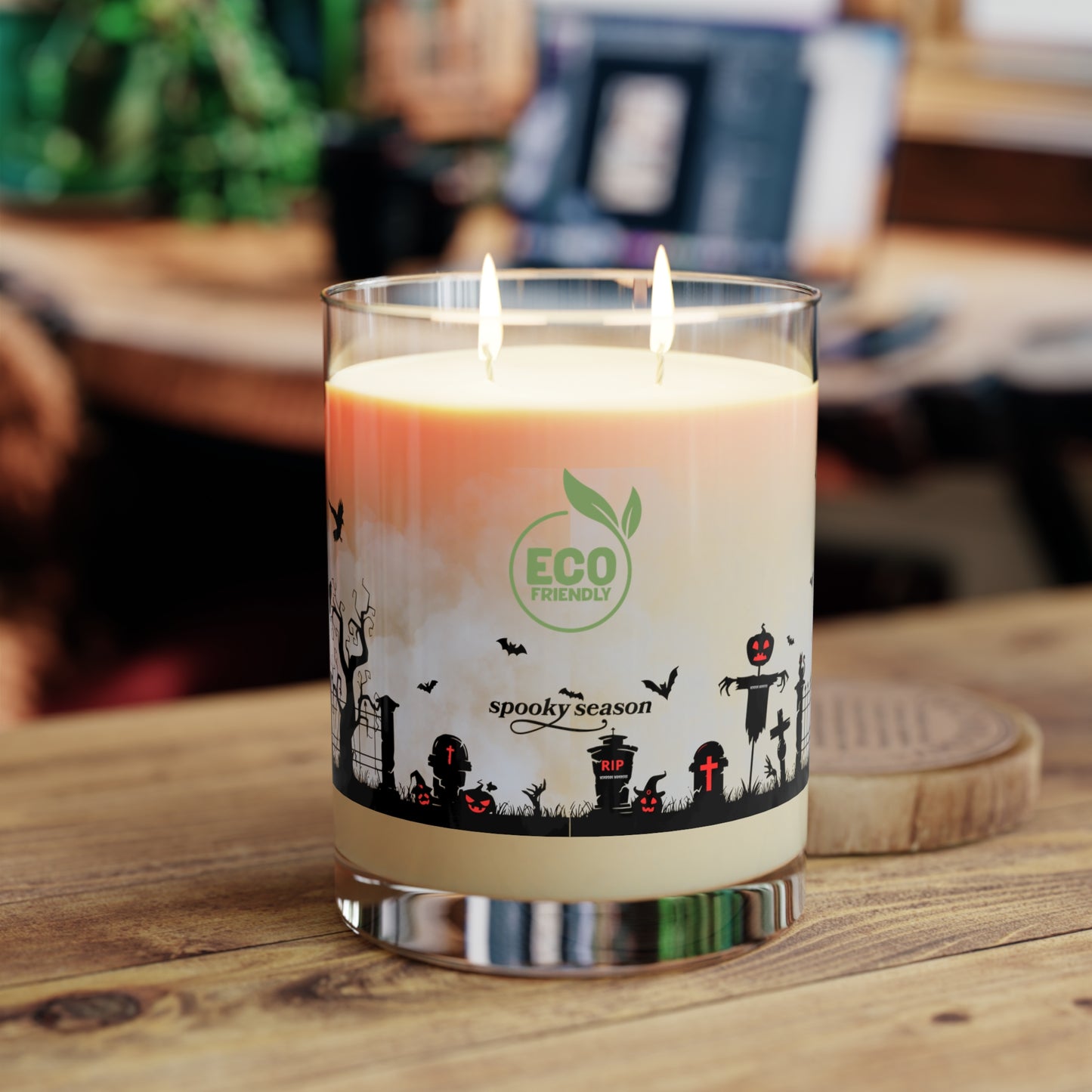 Scented Candle - Full Glass, 11oz, Graveyard Wrapped