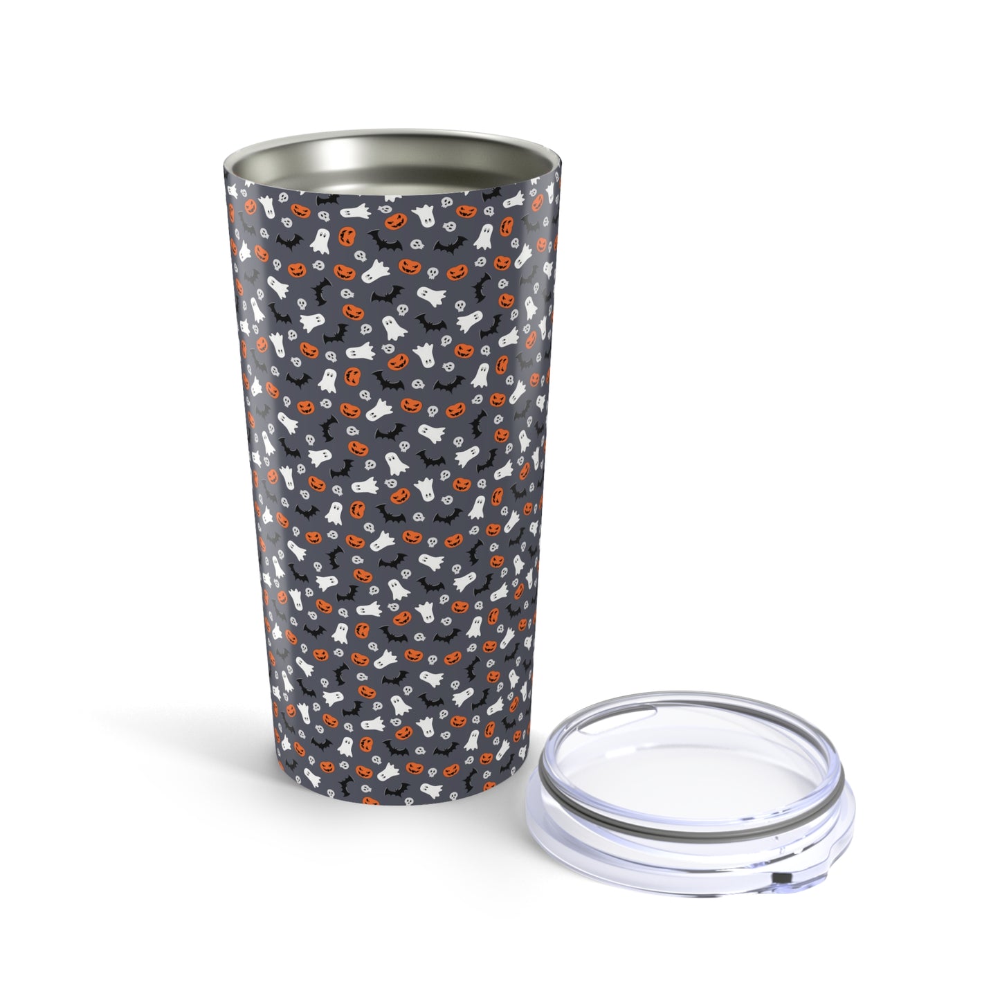Dark Grey Halloween Tumbler 20oz