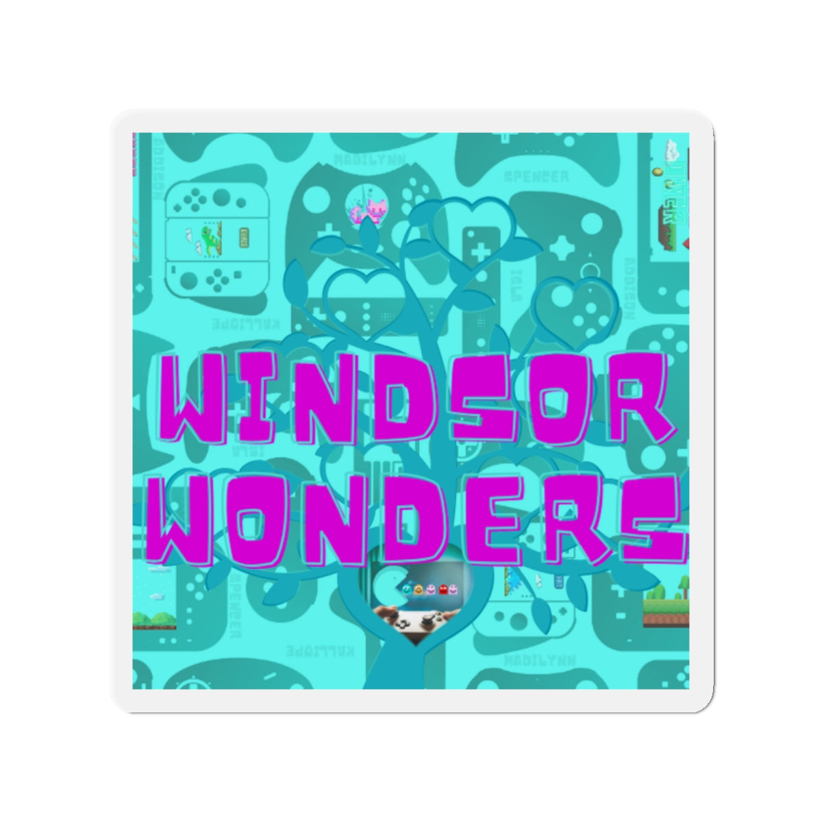 Windsor Wonders Games Die-Cut Magnets
