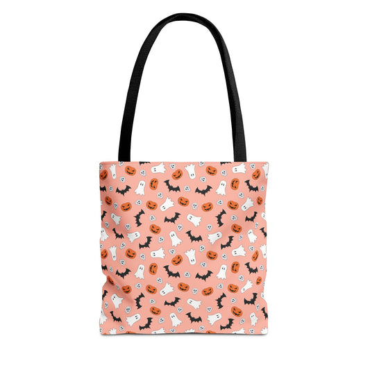 Windsor Wonders Orange Halloween Halloween Tote Bag (AOP)