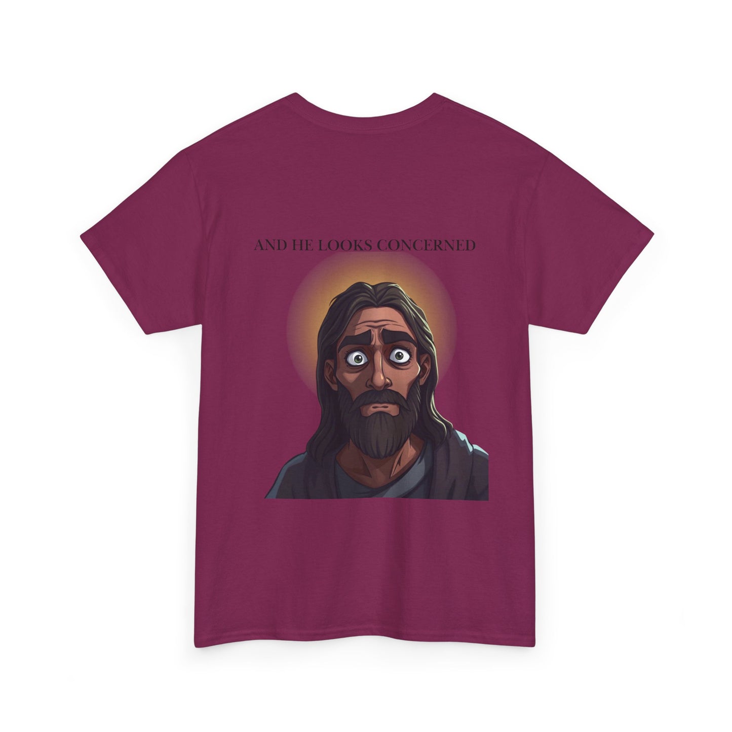 Funny Religious T-Shirt, Jesus is Watching Tee, Humorous Christian Apparel, Gift for Believers, Unique Faith-Based Clothing