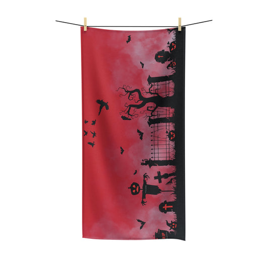 Windsor Wonders Red Graveyard Polycotton Towel