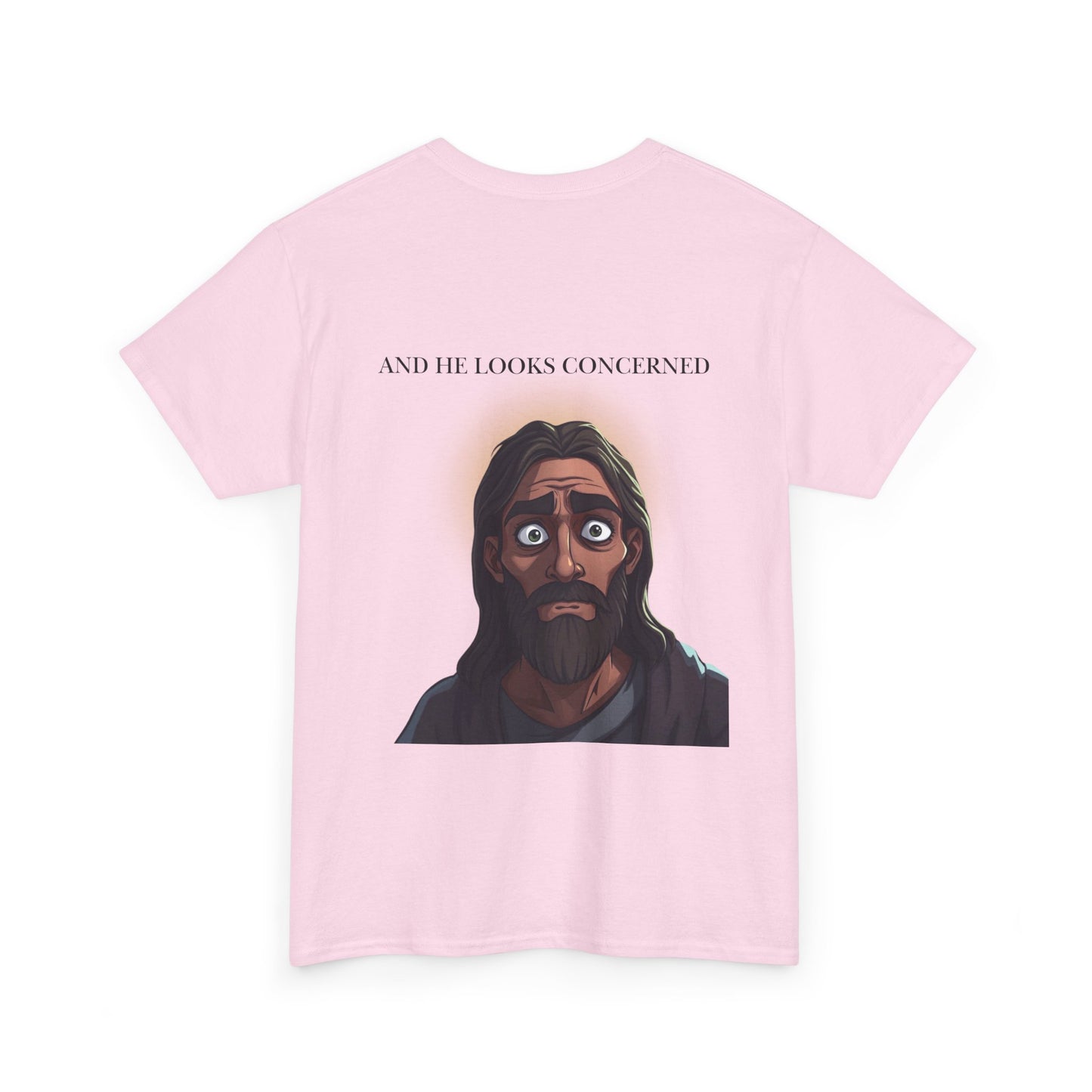 Funny Religious T-Shirt, Jesus is Watching Tee, Humorous Christian Apparel, Gift for Believers, Unique Faith-Based Clothing