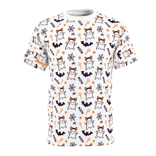 Windsor Wonders Cute Ghosts Unisex Cut & Sew Tee (AOP)
