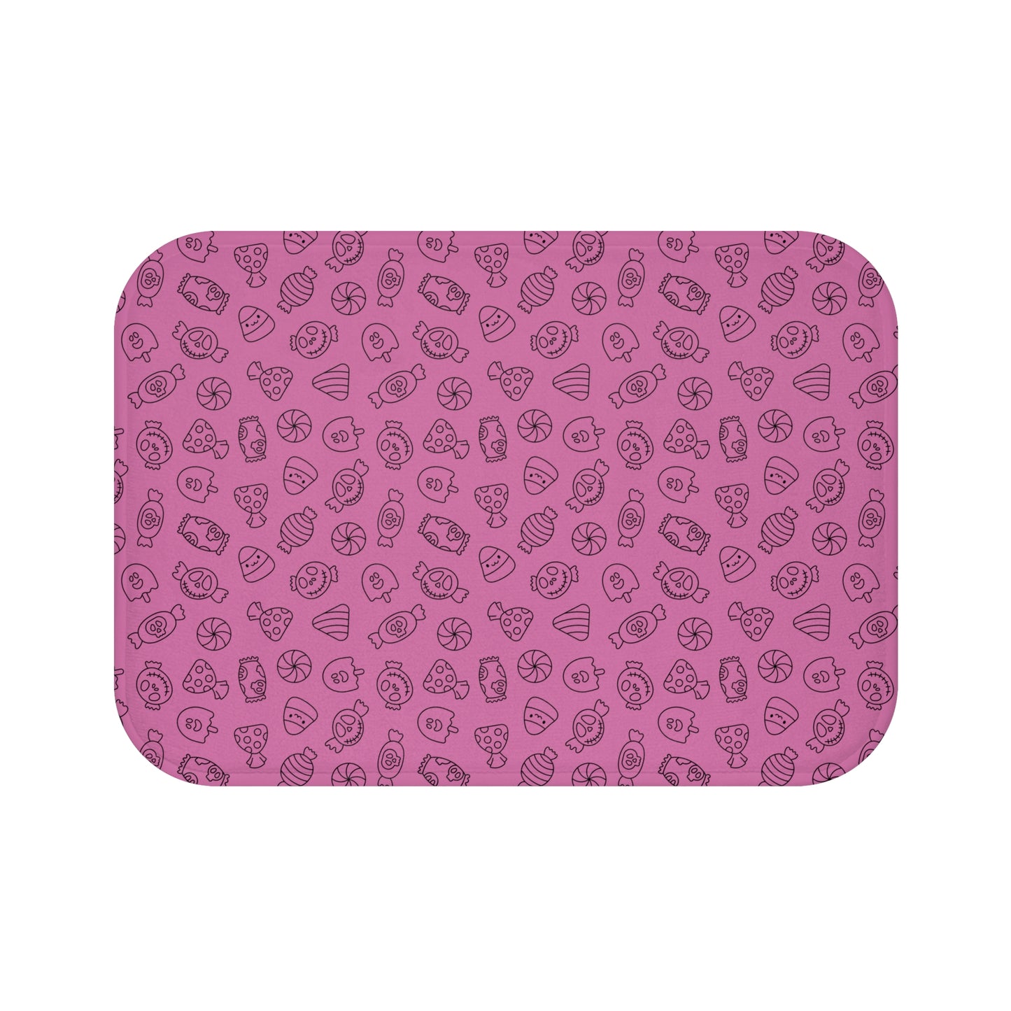 Windsor Wonders Light Pink Halloween Candy Bath Mat