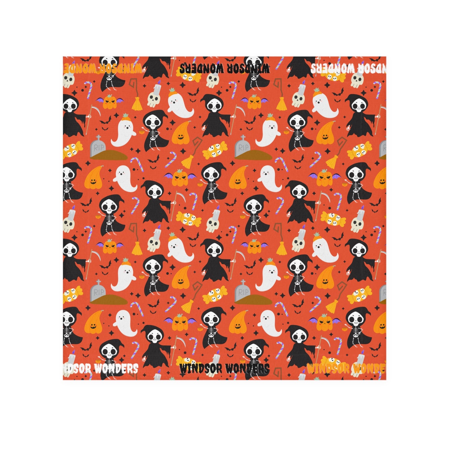 Windsor Wonders Reaper Halloween Face Towel