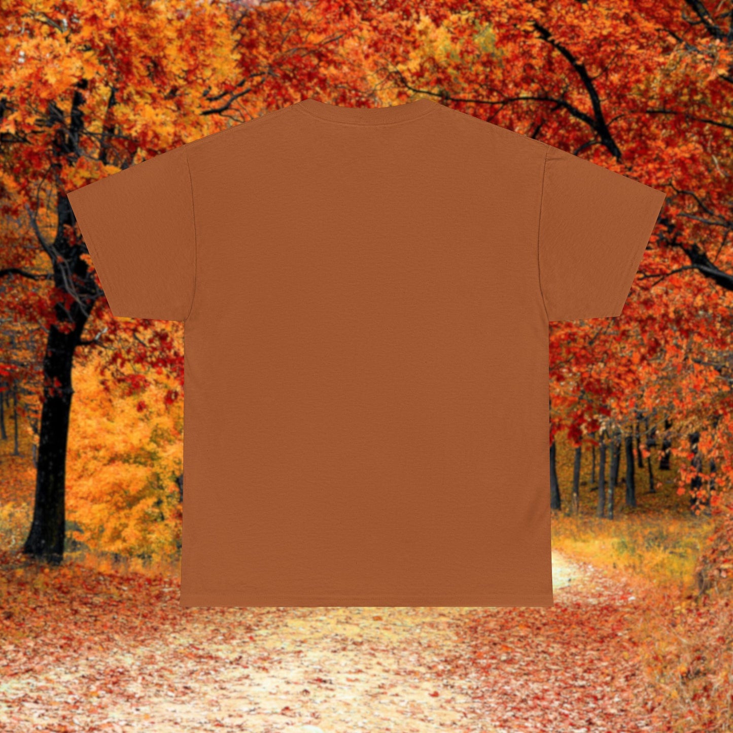 Autumn Tree Clown Tee, Unisex Cotton Shirt, Fall Fashion, Nature Lover Gift, Seasonal Wear, Thanksgiving Apparel