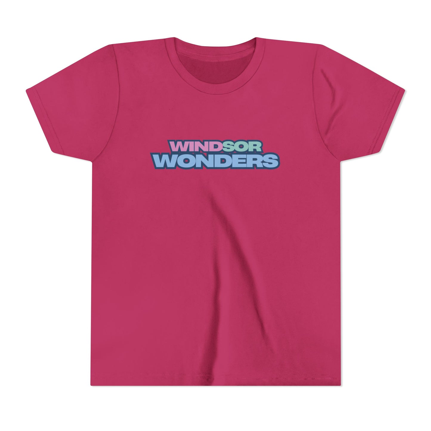 Windsor Wonders Youth Short Sleeve Tee - 'Windsor Wonders' Graphic T-Shirt, Fun Summer Wear, Gift for Kids, Adventure Apparel, Family Outing