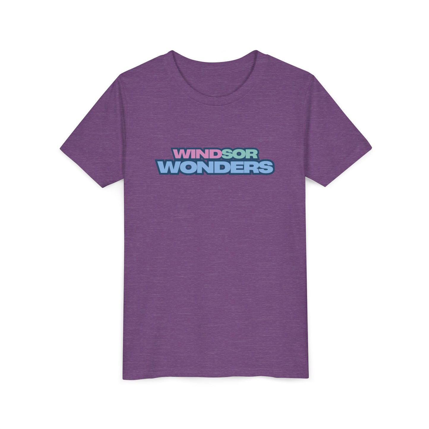 Windsor Wonders Youth Short Sleeve Tee - 'Windsor Wonders' Graphic T-Shirt, Fun Summer Wear, Gift for Kids, Adventure Apparel, Family Outing