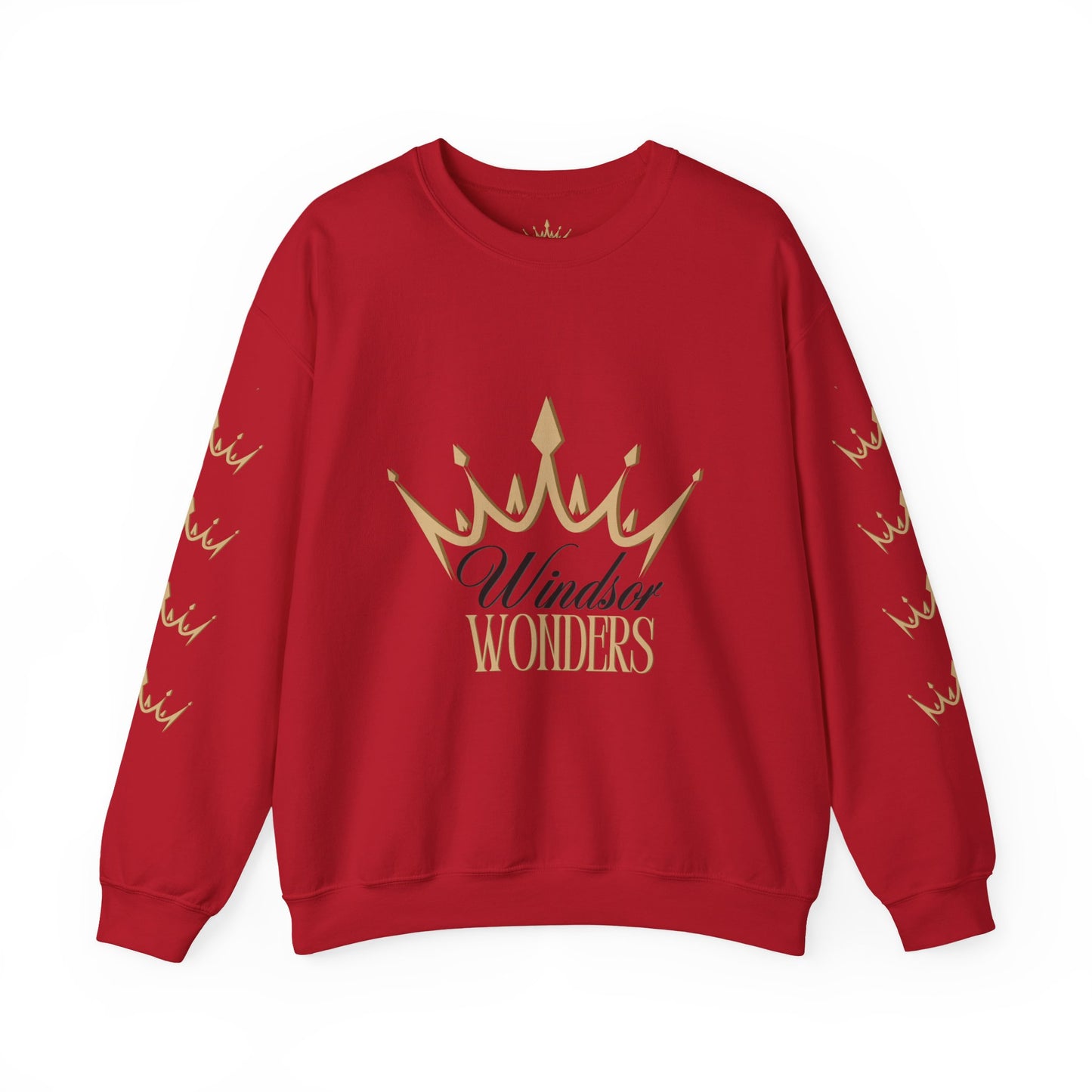 Windsor Wonders Crown Sweatshirt, Cozy Unisex Crewneck for Celebrations, Perfect Gift for Birthdays, Holidays, or Casual Wear