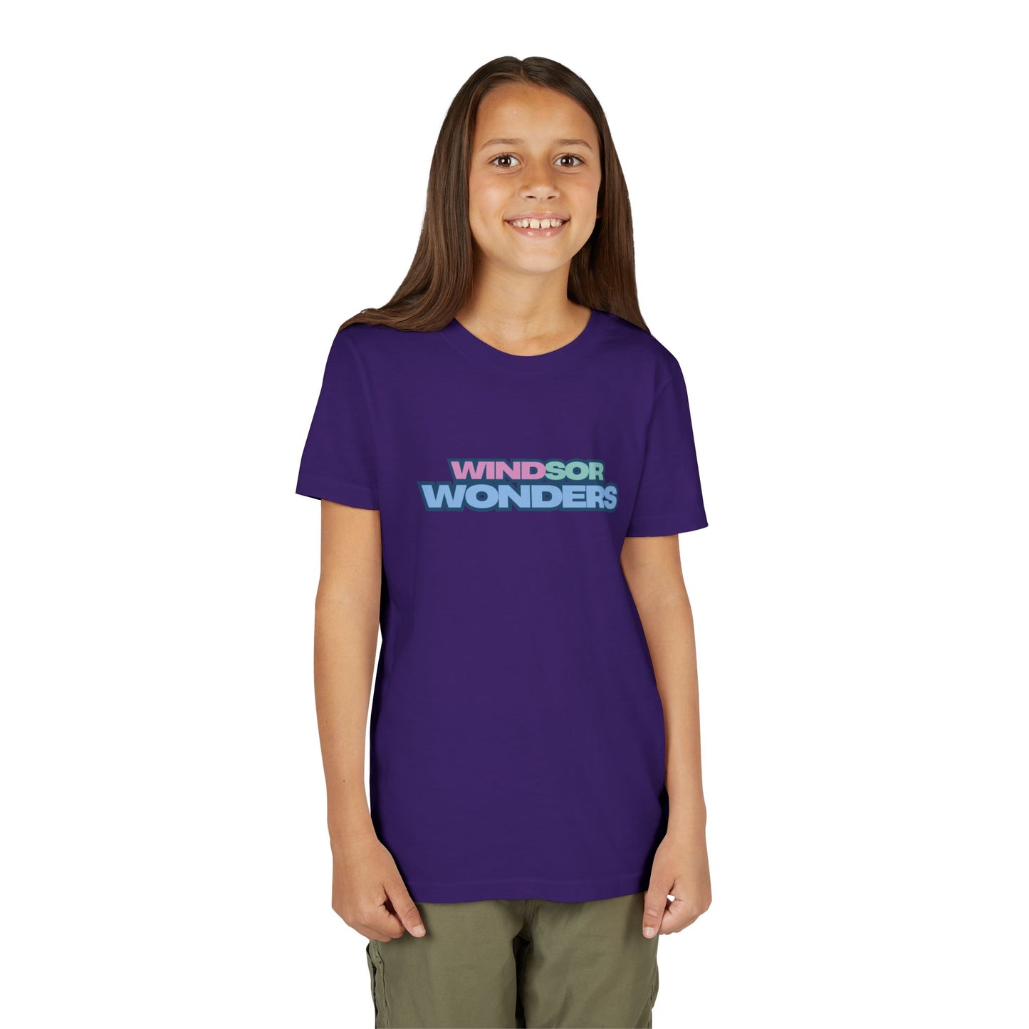 Windsor Wonders Youth Short Sleeve Tee - 'Windsor Wonders' Graphic T-Shirt, Fun Summer Wear, Gift for Kids, Adventure Apparel, Family Outing