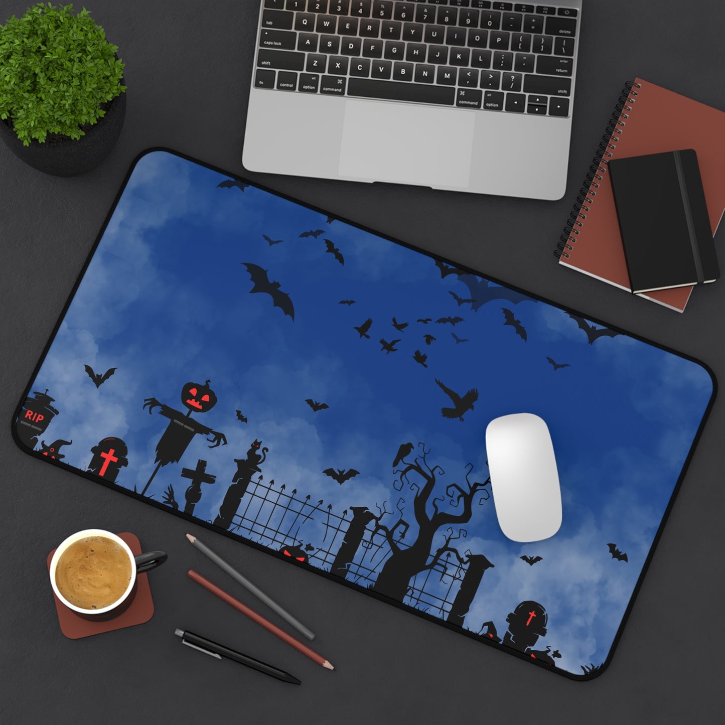Windsor Wonders Dark Blue Graveyard Desk Mat
