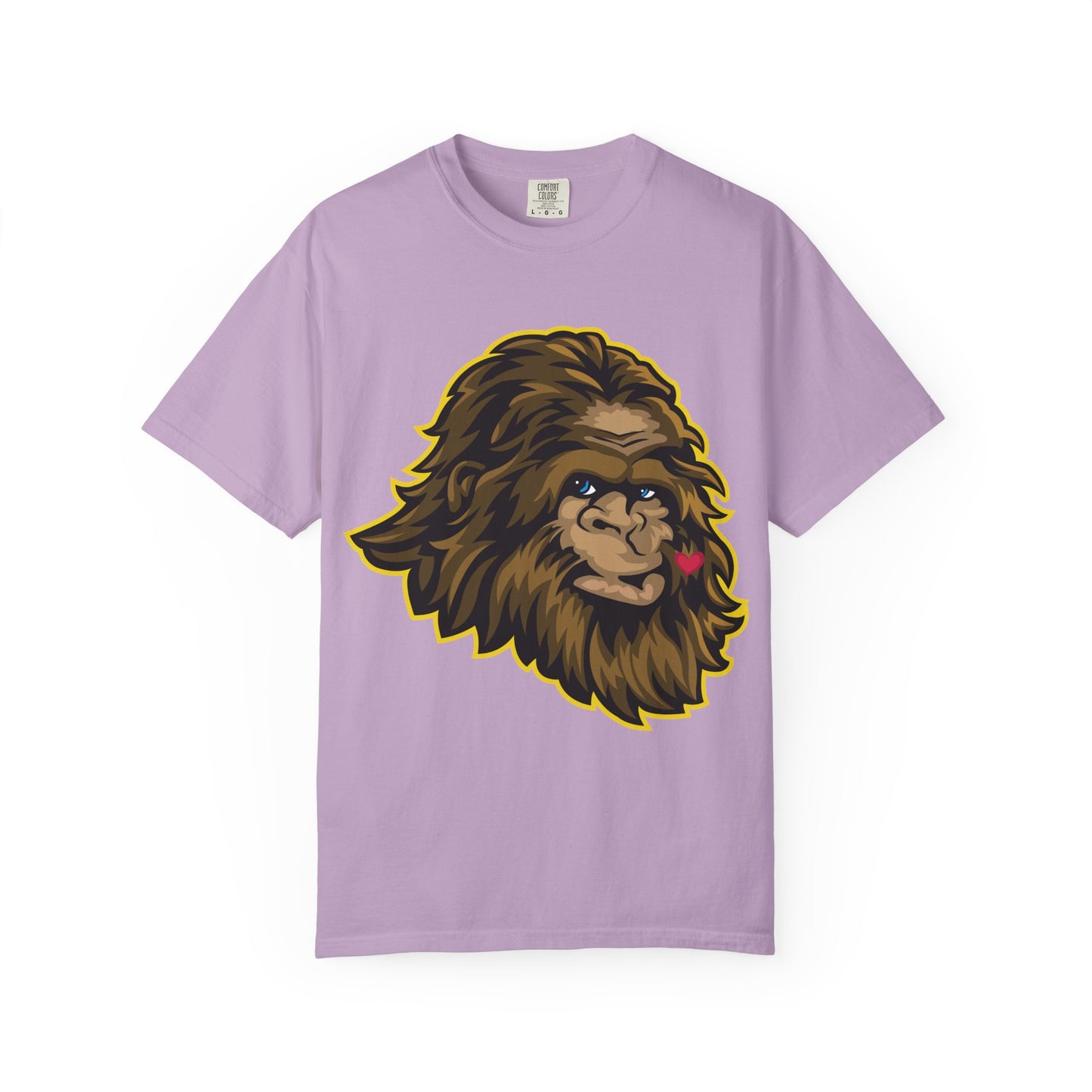 Sasquatch Kisses T-Shirt, Unisex Graphic Tee, Wild Animal Shirt, Nature Lover Gift, Unique Casual Wear, Funny Big Foot T-Shirt