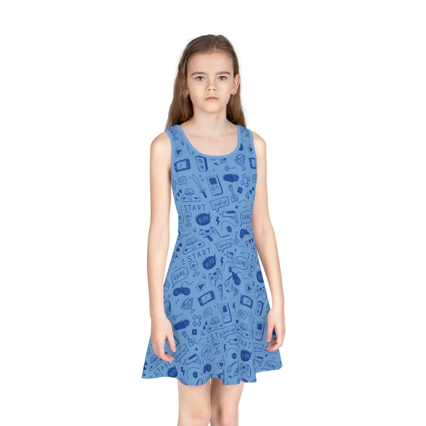 Lil Gamer Girls' Gaming Sundress - Video Game Theme