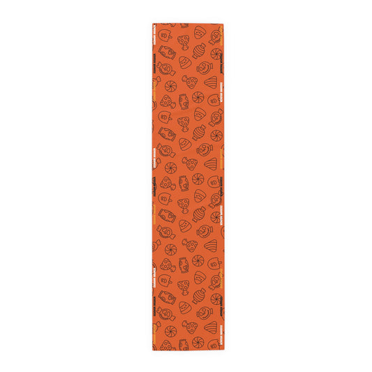 Windsor Wonders Orange Halloween Candy Table Runner
