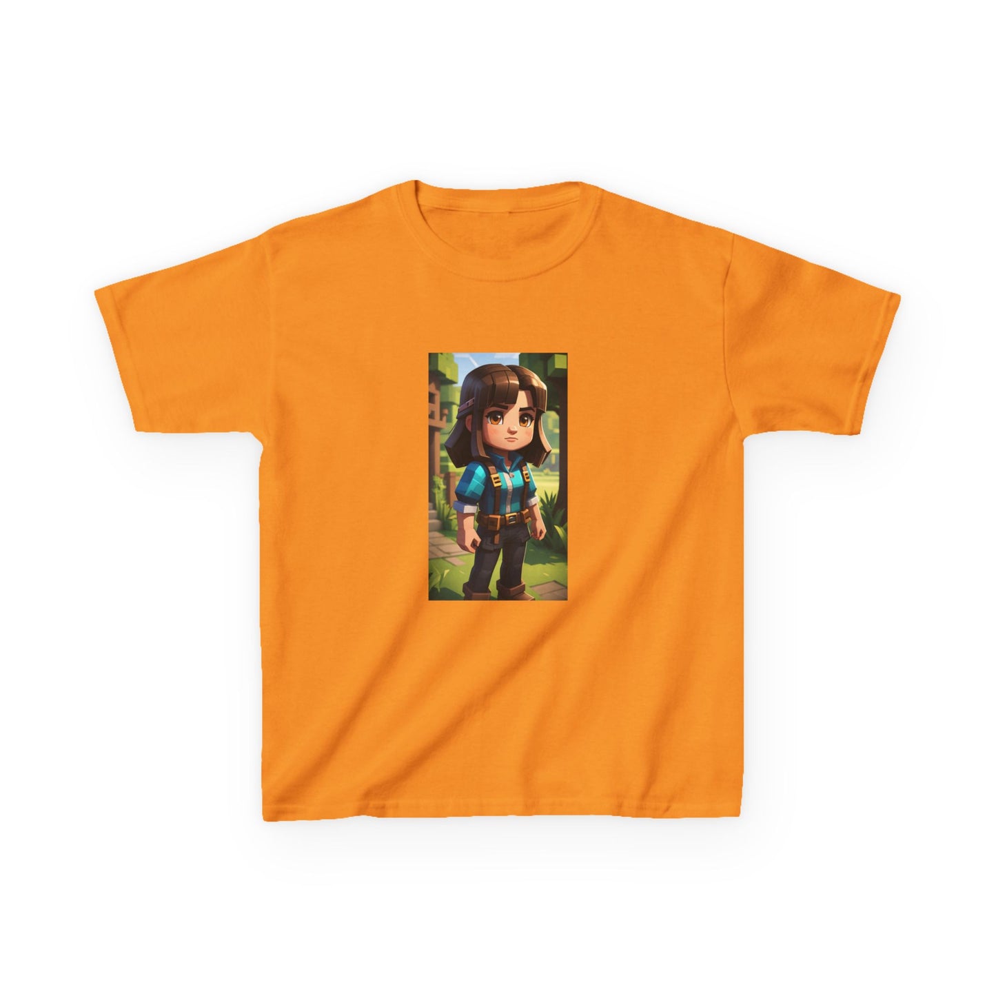 Windsor Wonders Block Gamer Girl Kids Heavy Cotton™ Tee