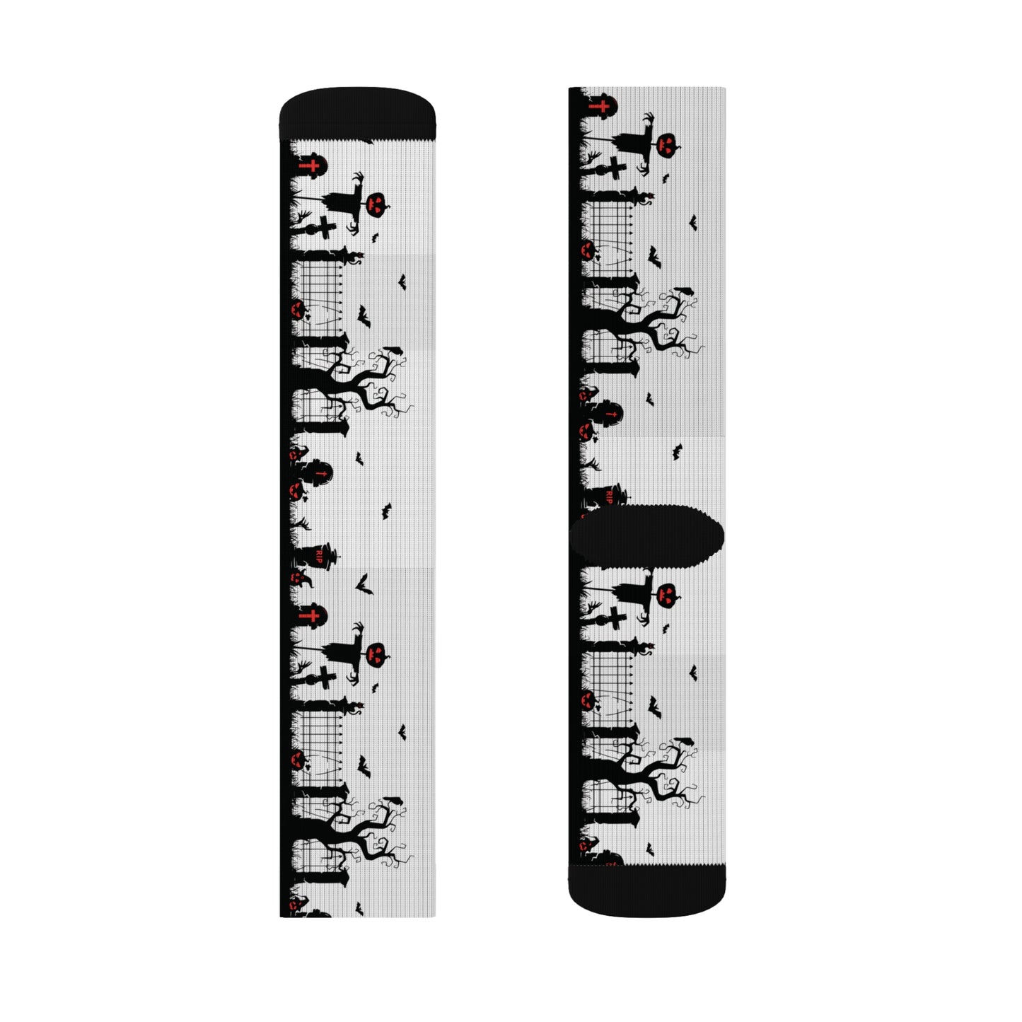 Windsor Wonders White Graveyard Sublimation Socks