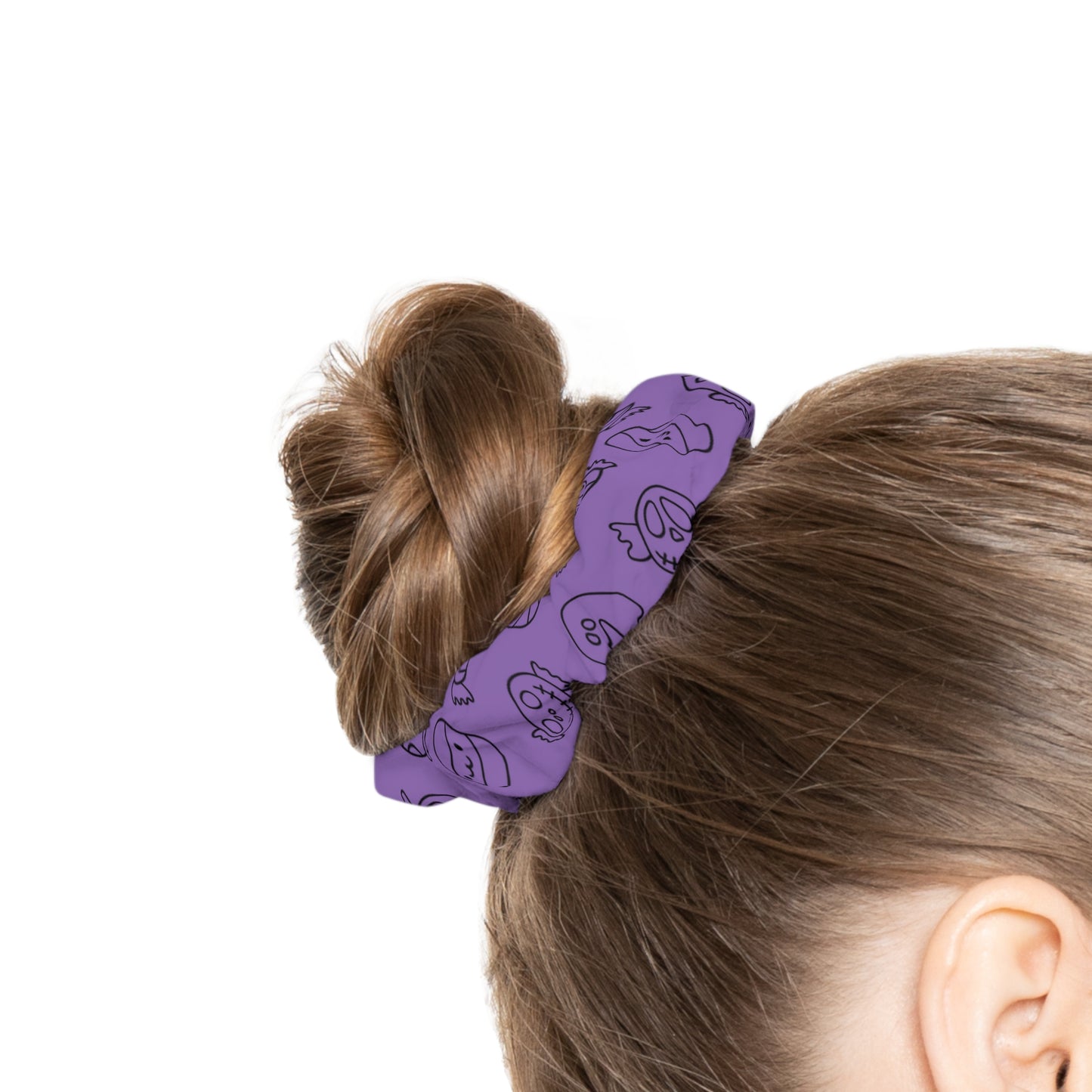 Windsor Wonders Light Purple Halloween Candy Scrunchie