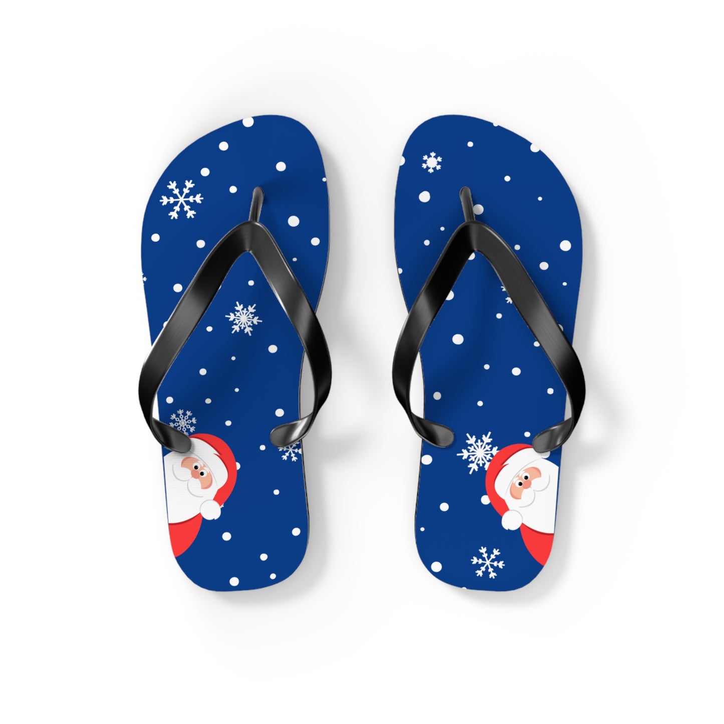 Santa's Watching Flip Flops
