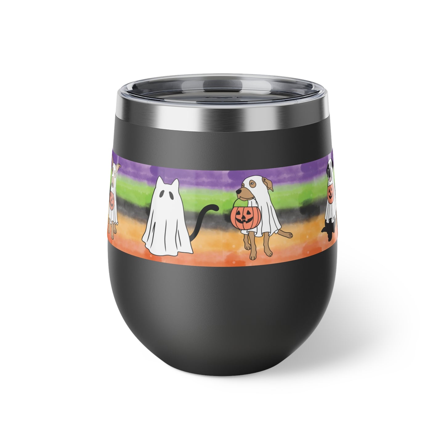 Windsor Wonders Ghost Dogs Copper Vacuum Insulated Cup, 12oz