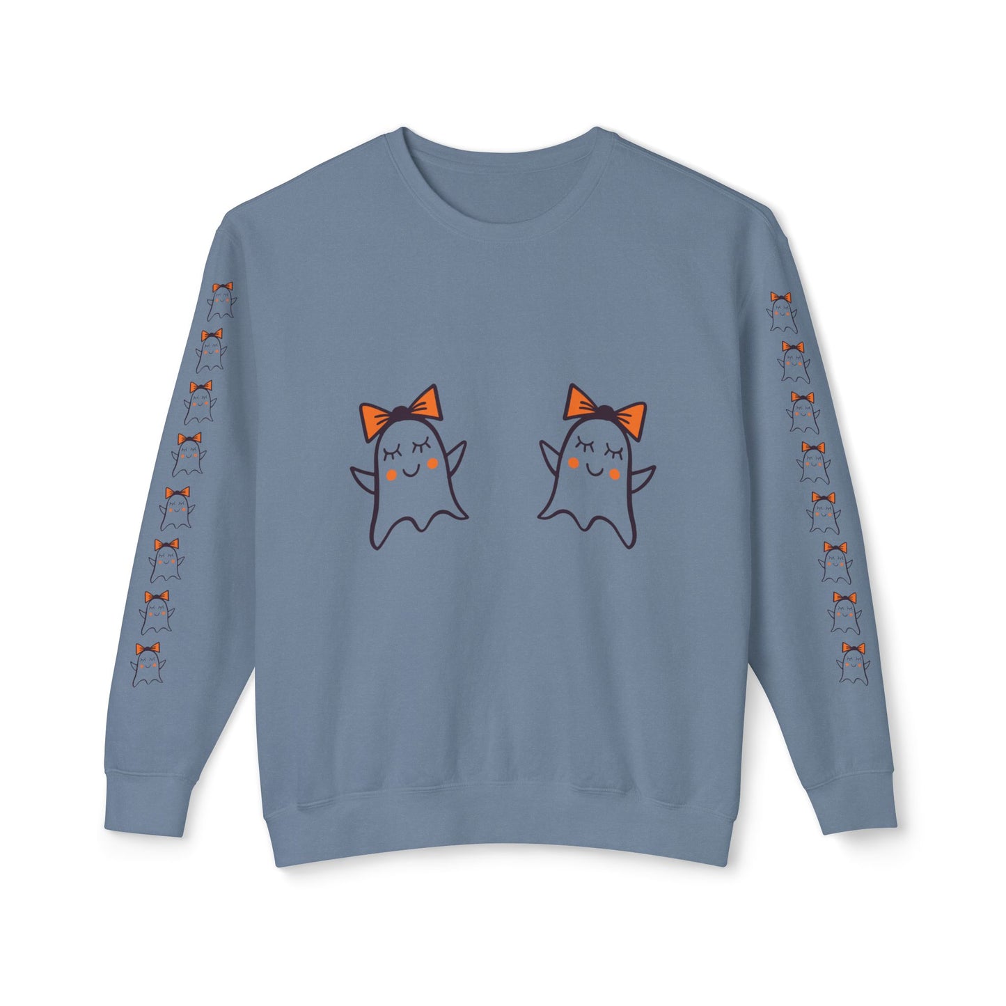 Cute Ghosts Unisex Lightweight Crewneck Sweatshirt