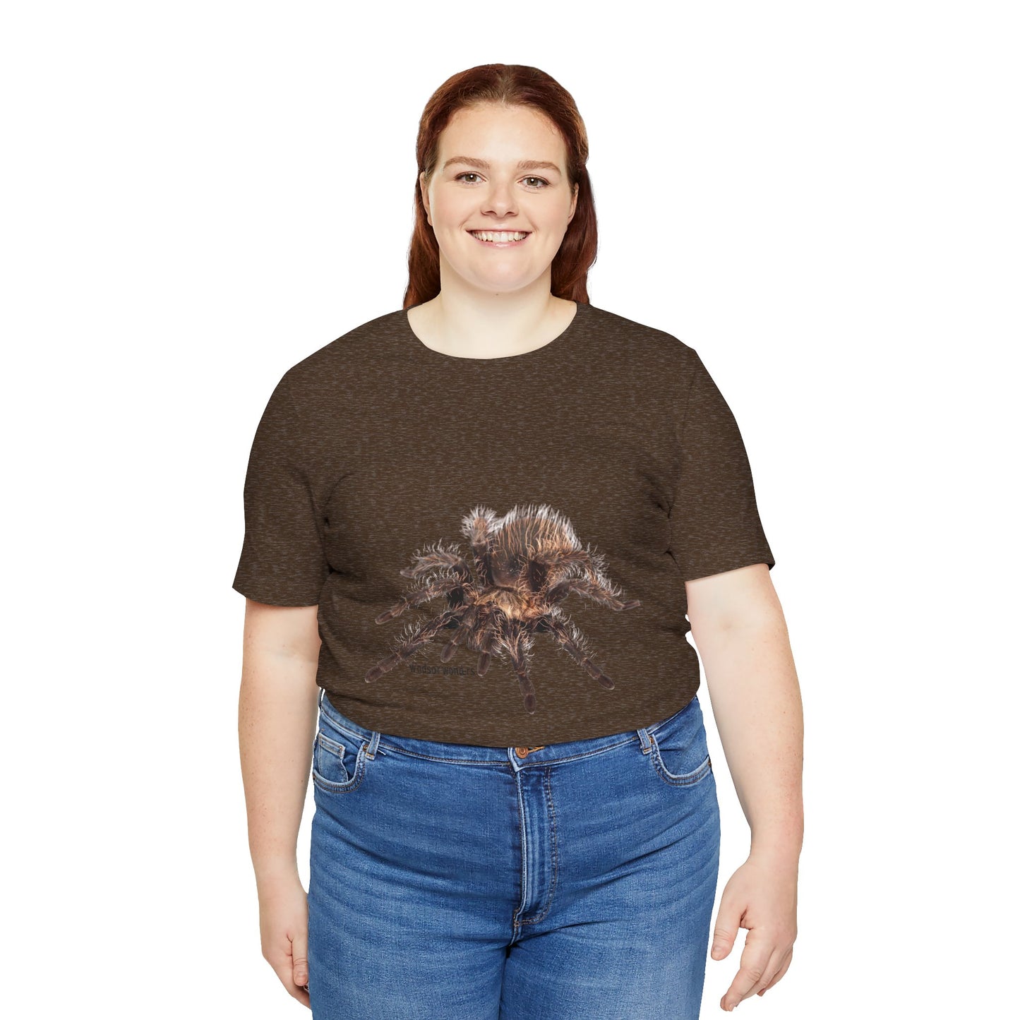 T-Shirt featuring a Realistic Tarantula Design, Funny Spider Lover Tee, Gift for Entomologists, Halloween Costume Shirt, Nature Fan [...]