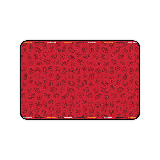 Windsor Wonders Dark Red Halloween Candy Desk Mat
