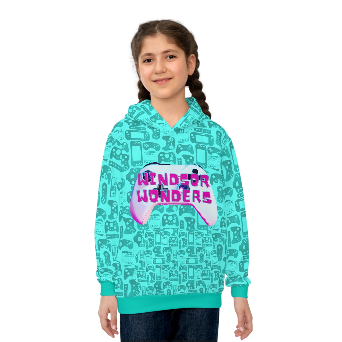Kids Gaming Hoodie - Windsor Wonders Gamer Design
