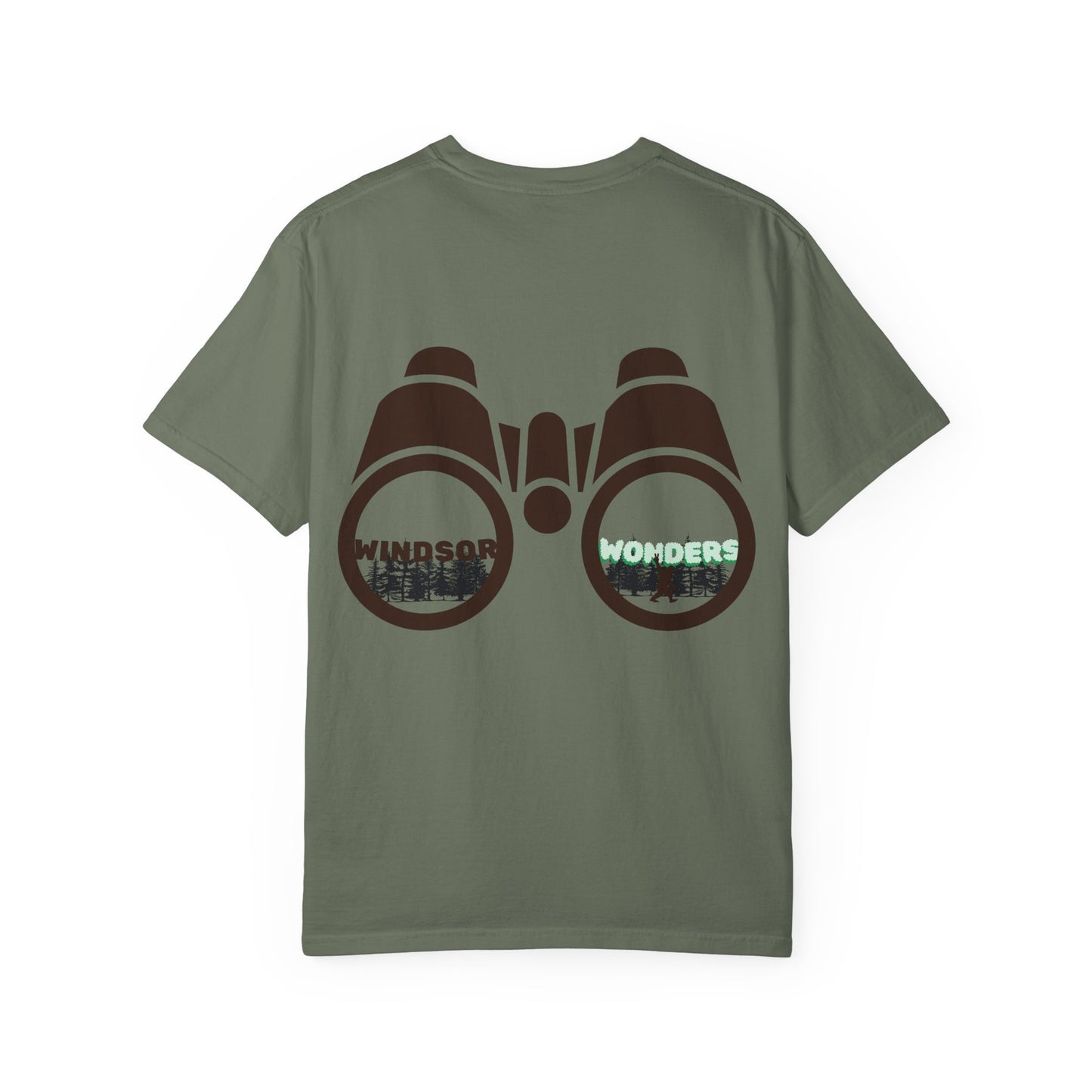 Unisex Windsor Wonders Back Binoculars T-Shirt, Nature Lover Gift, Outdoor Adventure Tee, Gift for Her, Hiking Shirt, Summer Casual Wear