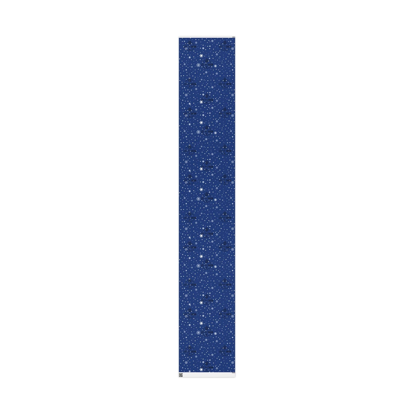Let It Snow Dark Blue Wrapping Papers