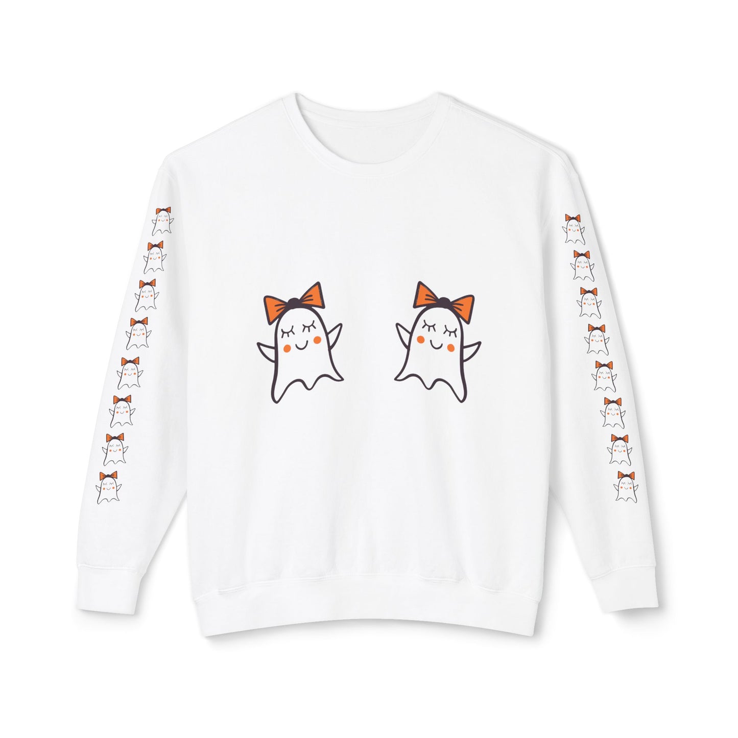 Cute Ghosts Unisex Lightweight Crewneck Sweatshirt