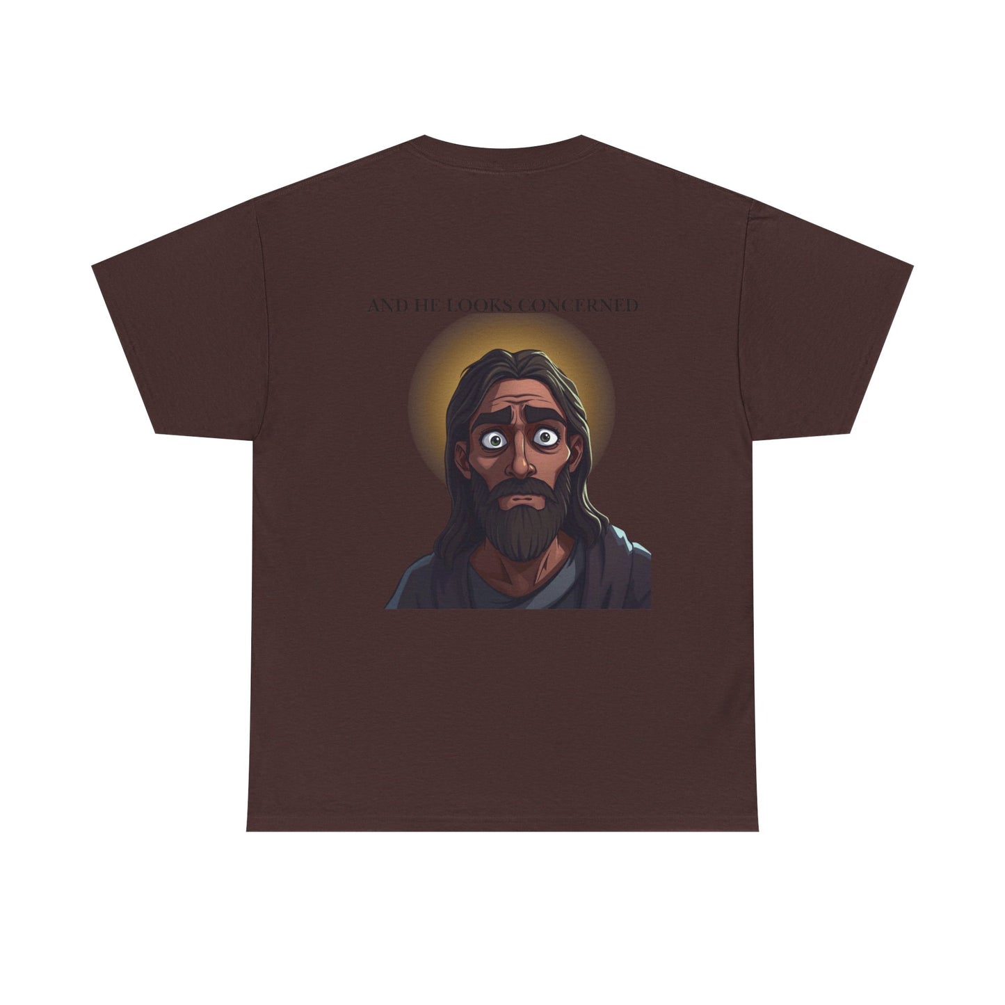Funny Religious T-Shirt, Jesus is Watching Tee, Humorous Christian Apparel, Gift for Believers, Unique Faith-Based Clothing