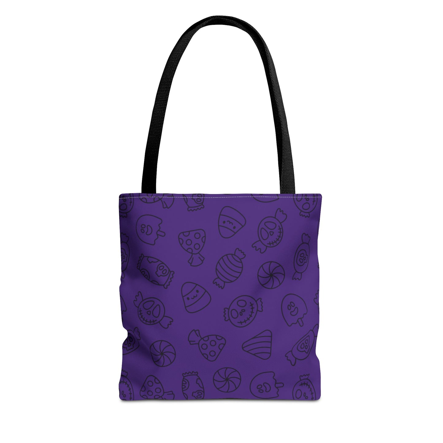 Windsor Wonders Purple Halloween Candy Tote Bag (AOP)