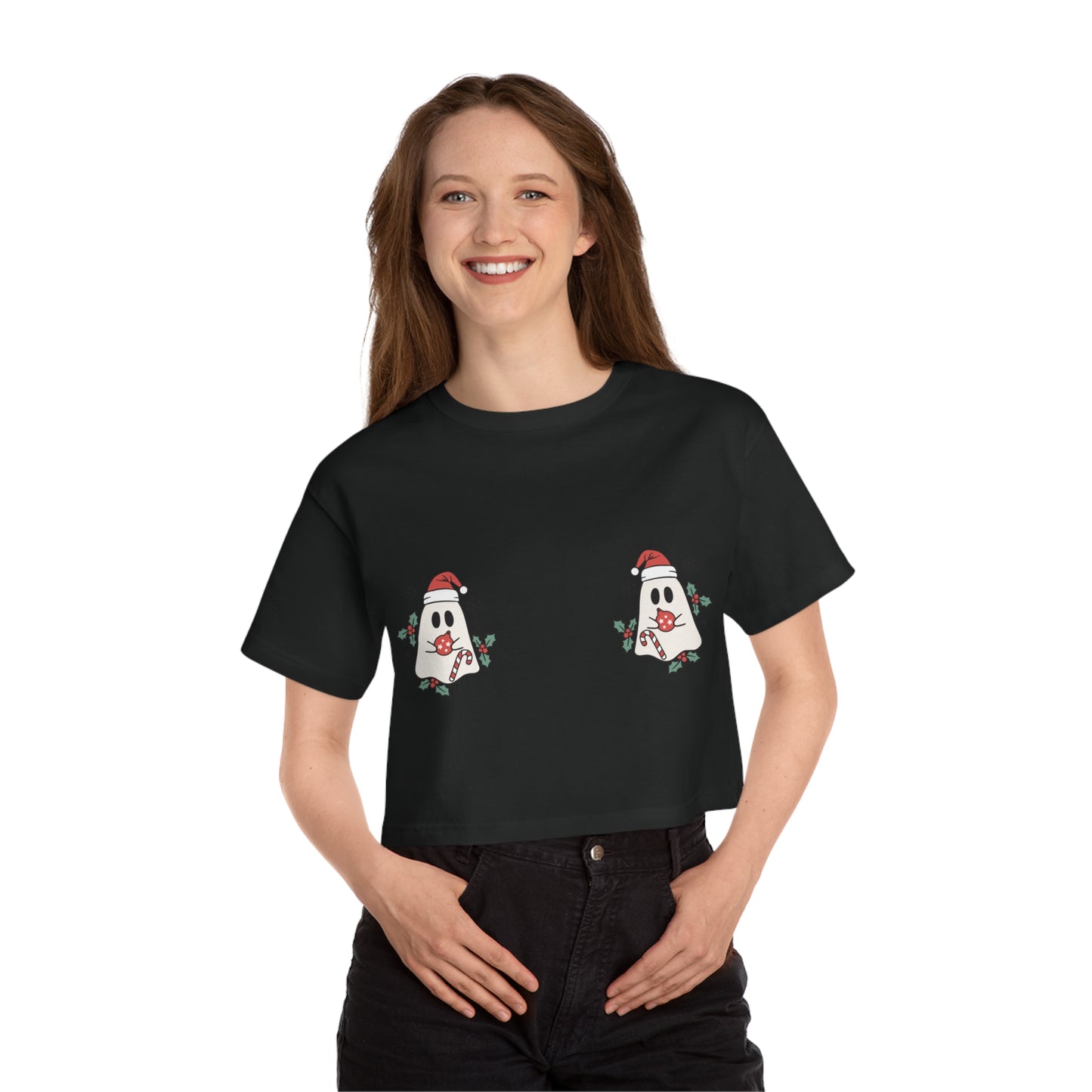 Festive Spirits Champion Women's Heritage Cropped T-Shirt