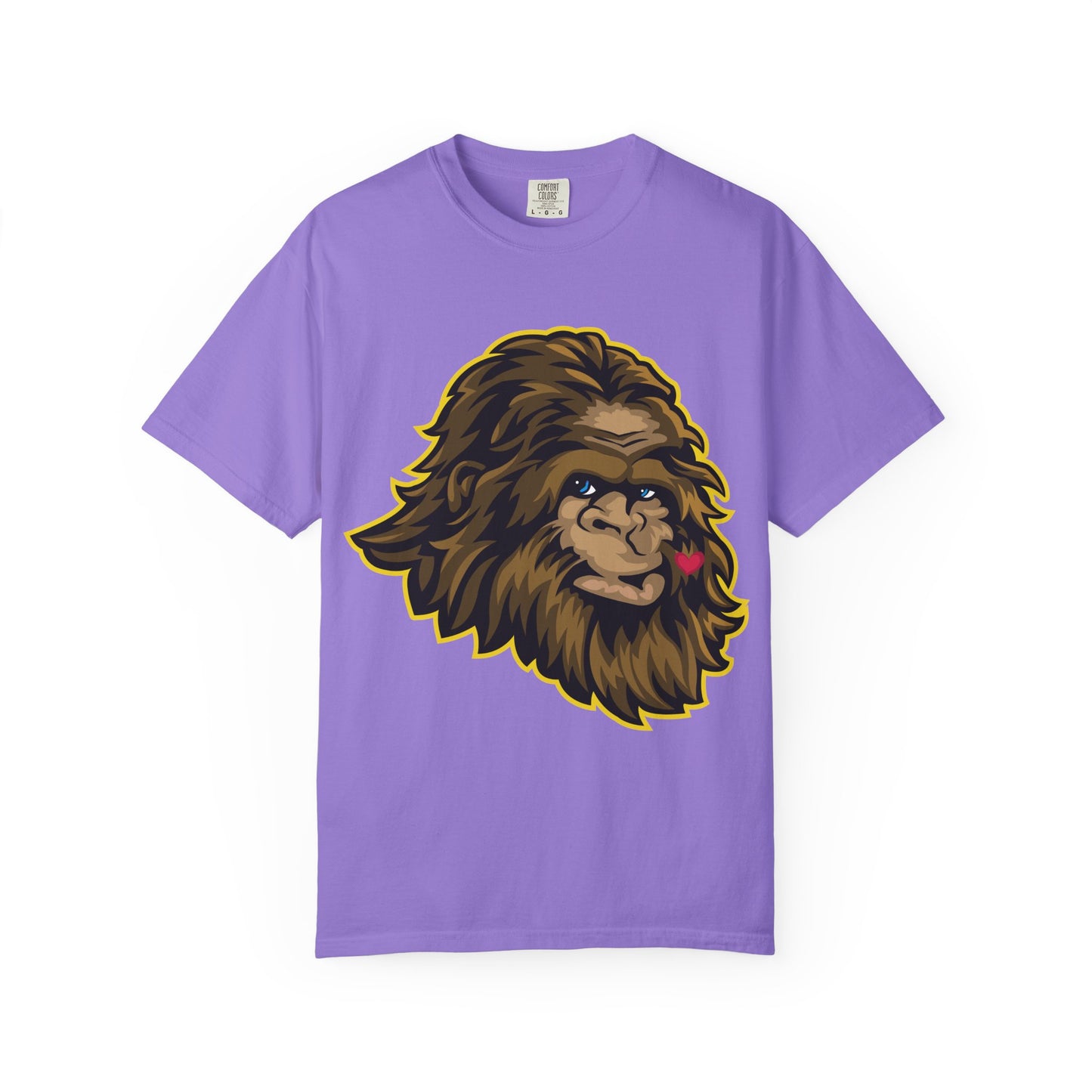 Sasquatch Kisses T-Shirt, Unisex Graphic Tee, Wild Animal Shirt, Nature Lover Gift, Unique Casual Wear, Funny Big Foot T-Shirt