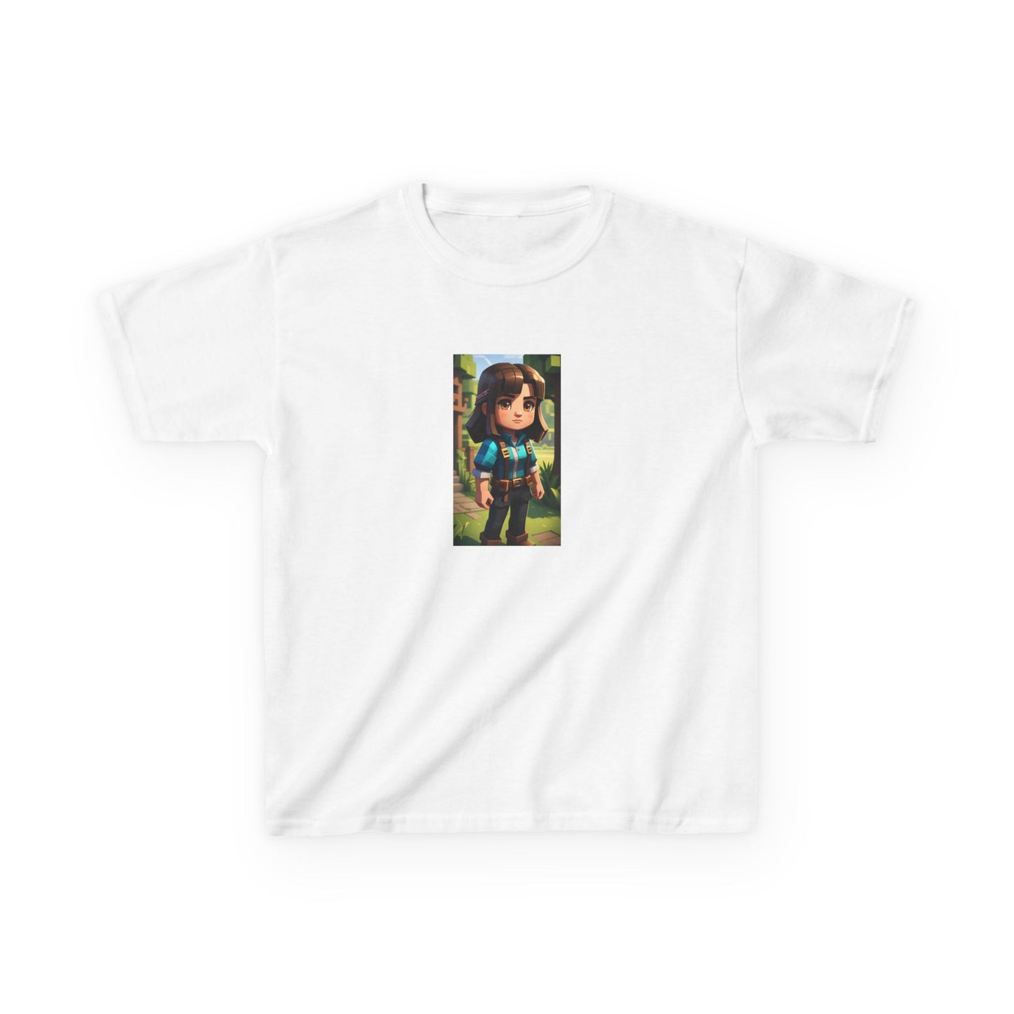 Windsor Wonders Block Gamer Girl Kids Heavy Cotton™ Tee