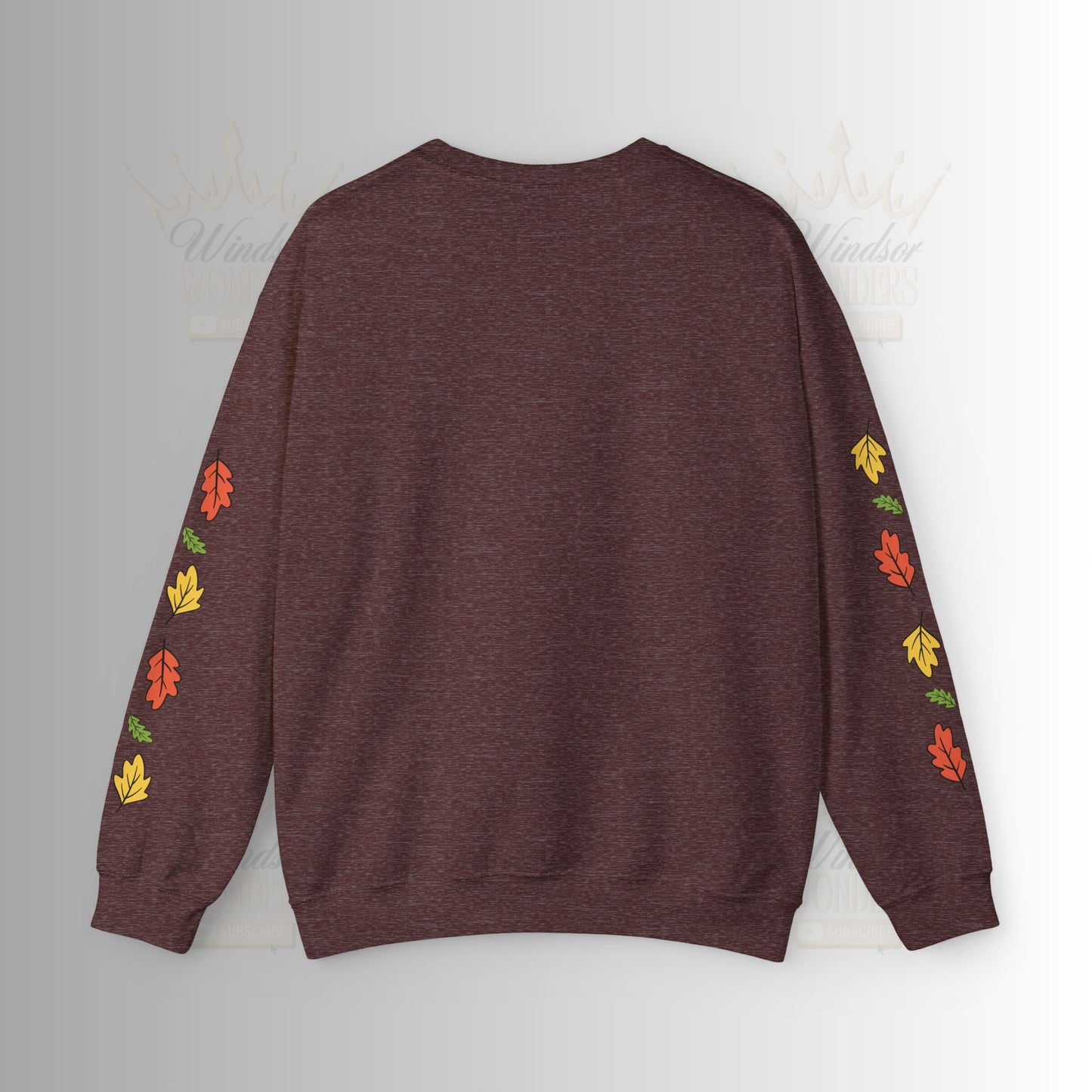 Autumnal Leaves Sweatshirt - Cozy Fall Crewneck for Nature Lovers, Perfect Gift for Thanksgiving, Casual Wear, and Seasonal Celebrations