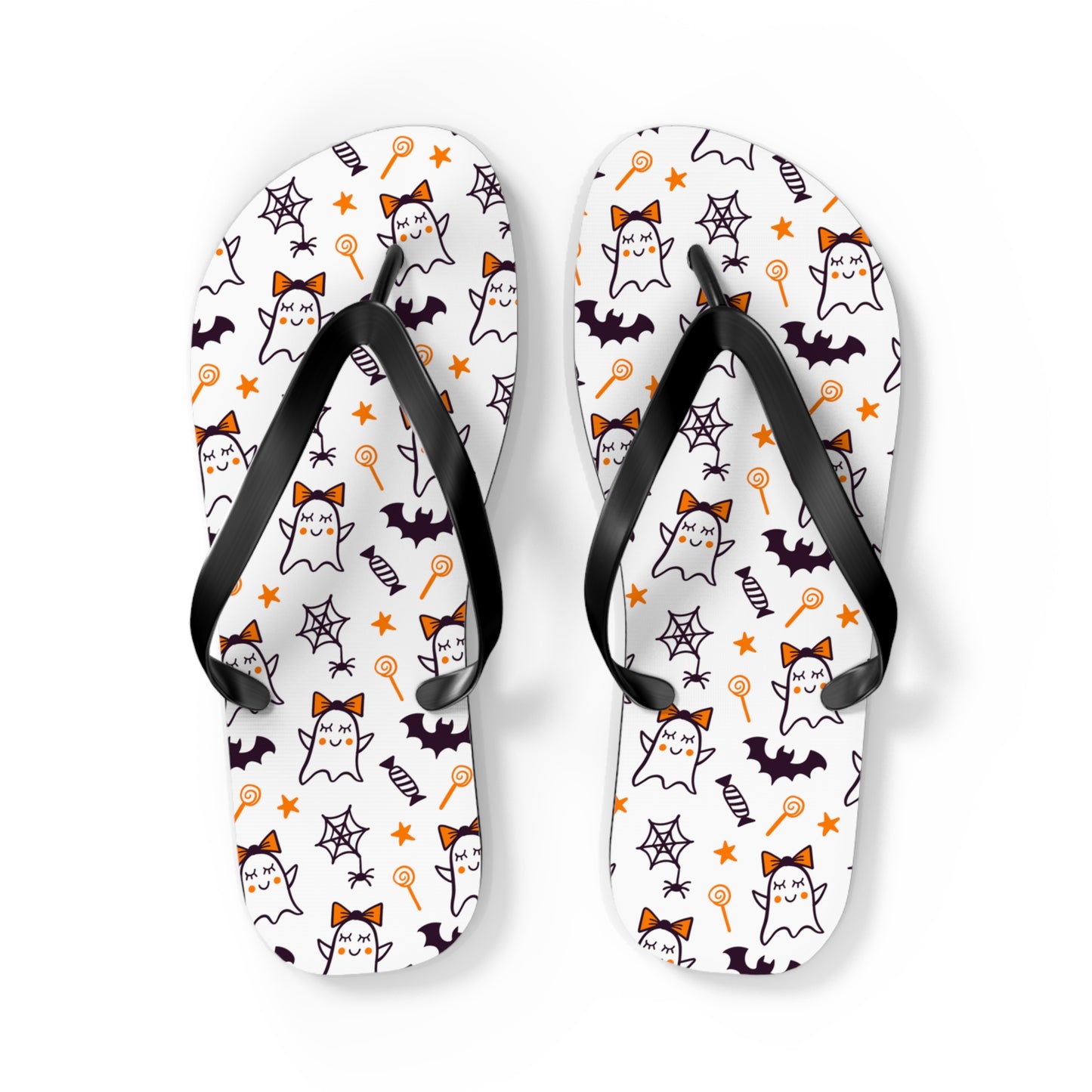 Windsor Wonders Cute Ghosts Halloween Flip Flops