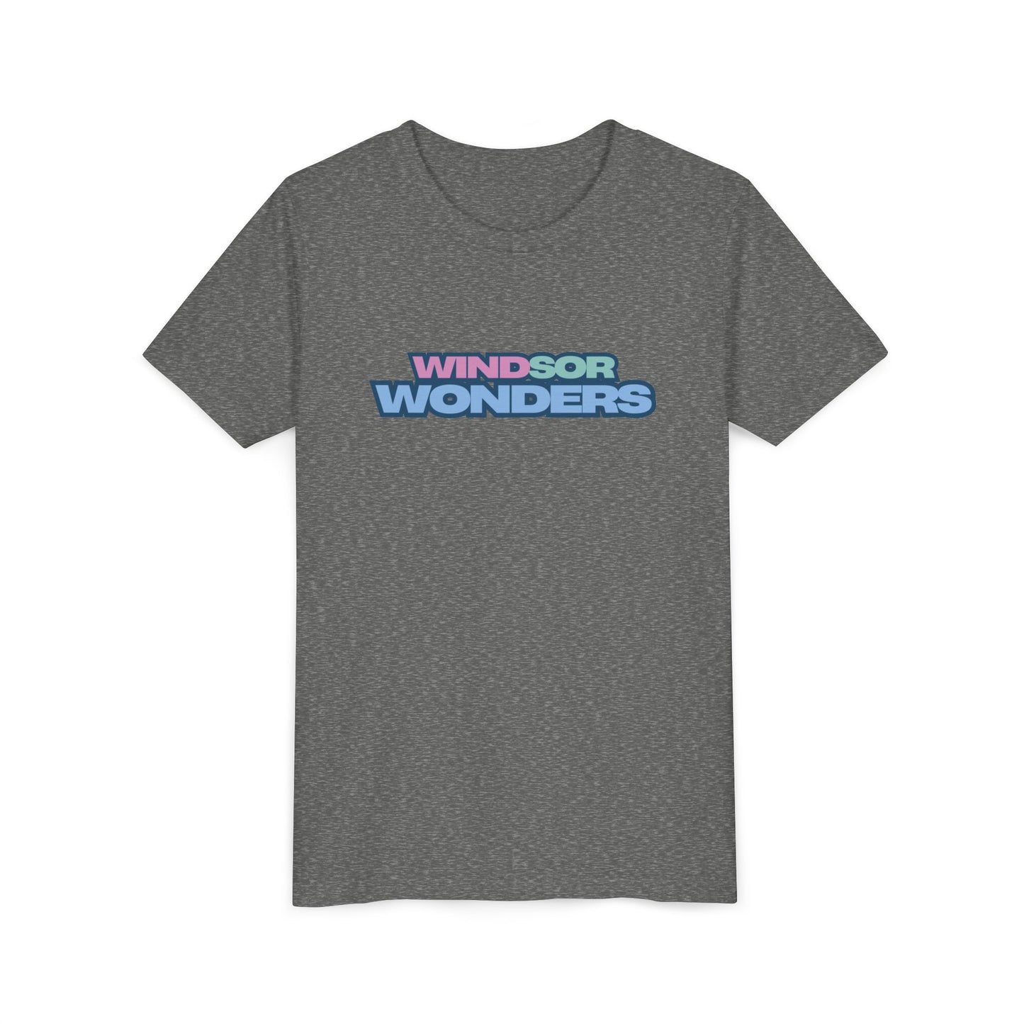 Windsor Wonders Youth Short Sleeve Tee - 'Windsor Wonders' Graphic T-Shirt, Fun Summer Wear, Gift for Kids, Adventure Apparel, Family Outing