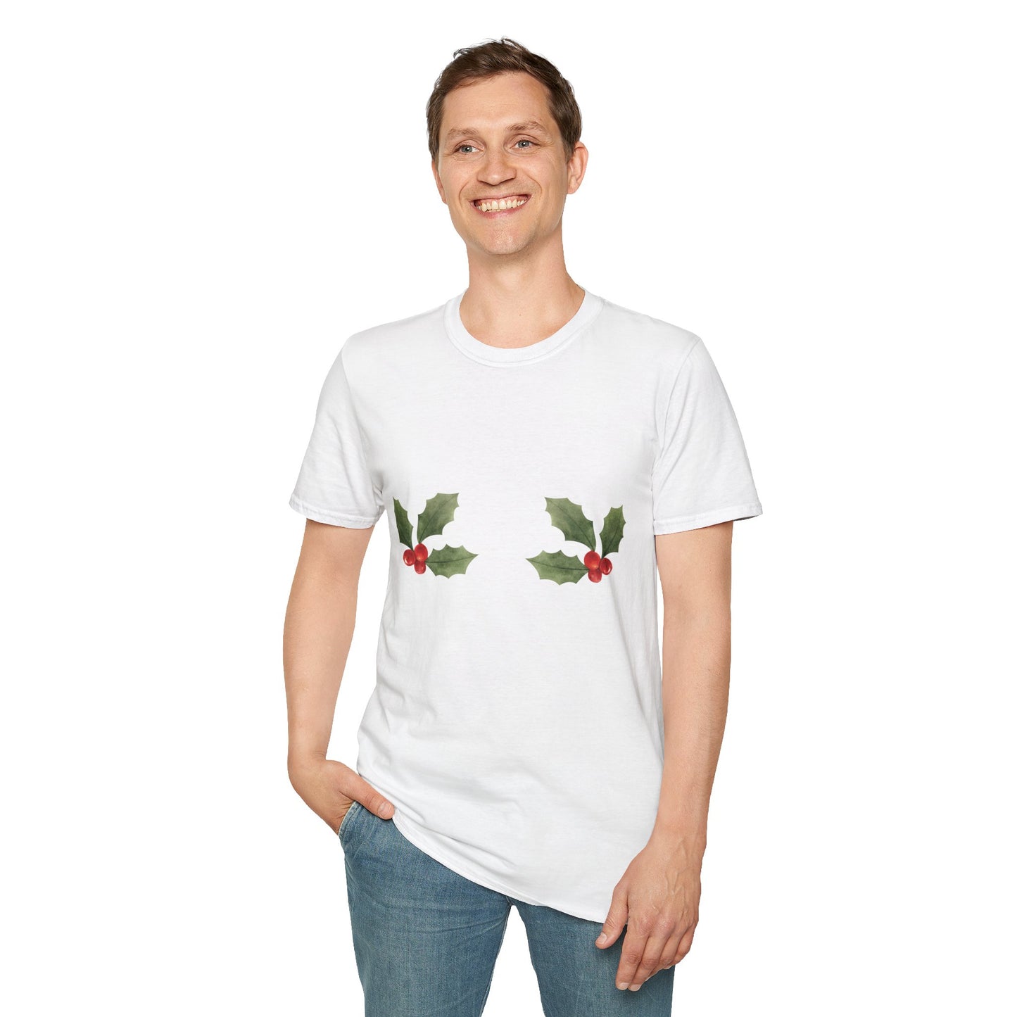 Windsor Wonders Holly Berries Unisex Softstyle T-Shirt