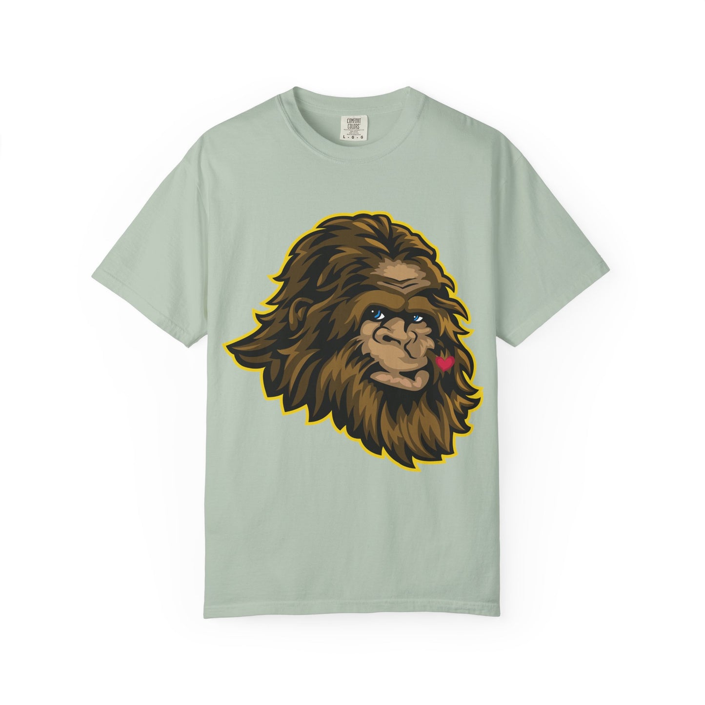 Sasquatch Kisses T-Shirt, Unisex Graphic Tee, Wild Animal Shirt, Nature Lover Gift, Unique Casual Wear, Funny Big Foot T-Shirt