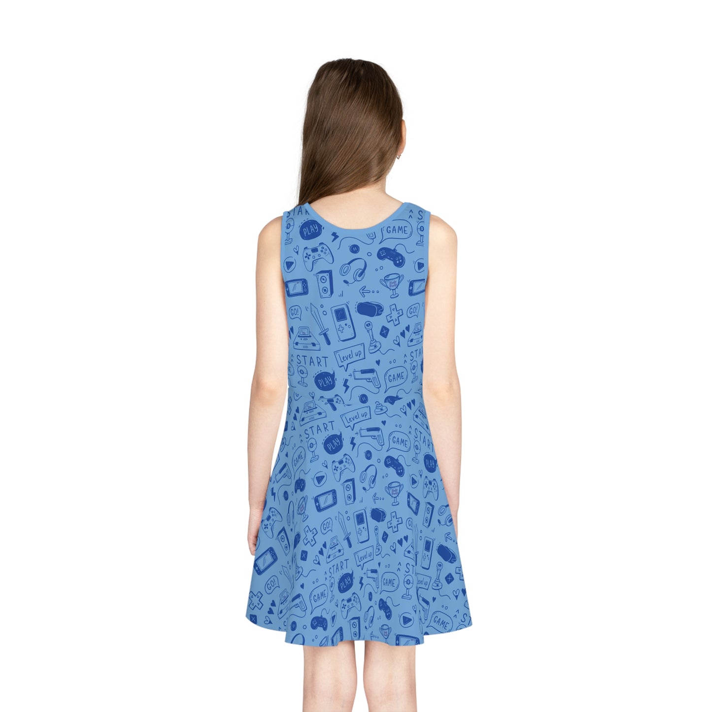 Lil Gamer Girls' Gaming Sundress - Video Game Theme