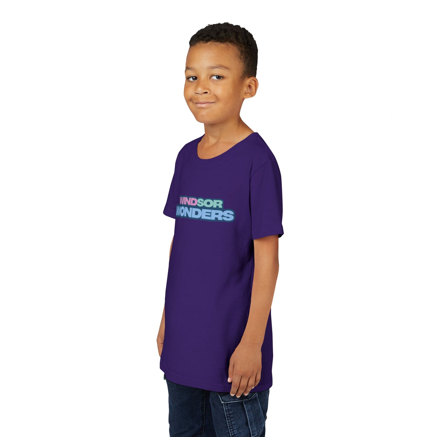 Windsor Wonders Youth Short Sleeve Tee - 'Windsor Wonders' Graphic T-Shirt, Fun Summer Wear, Gift for Kids, Adventure Apparel, Family Outing