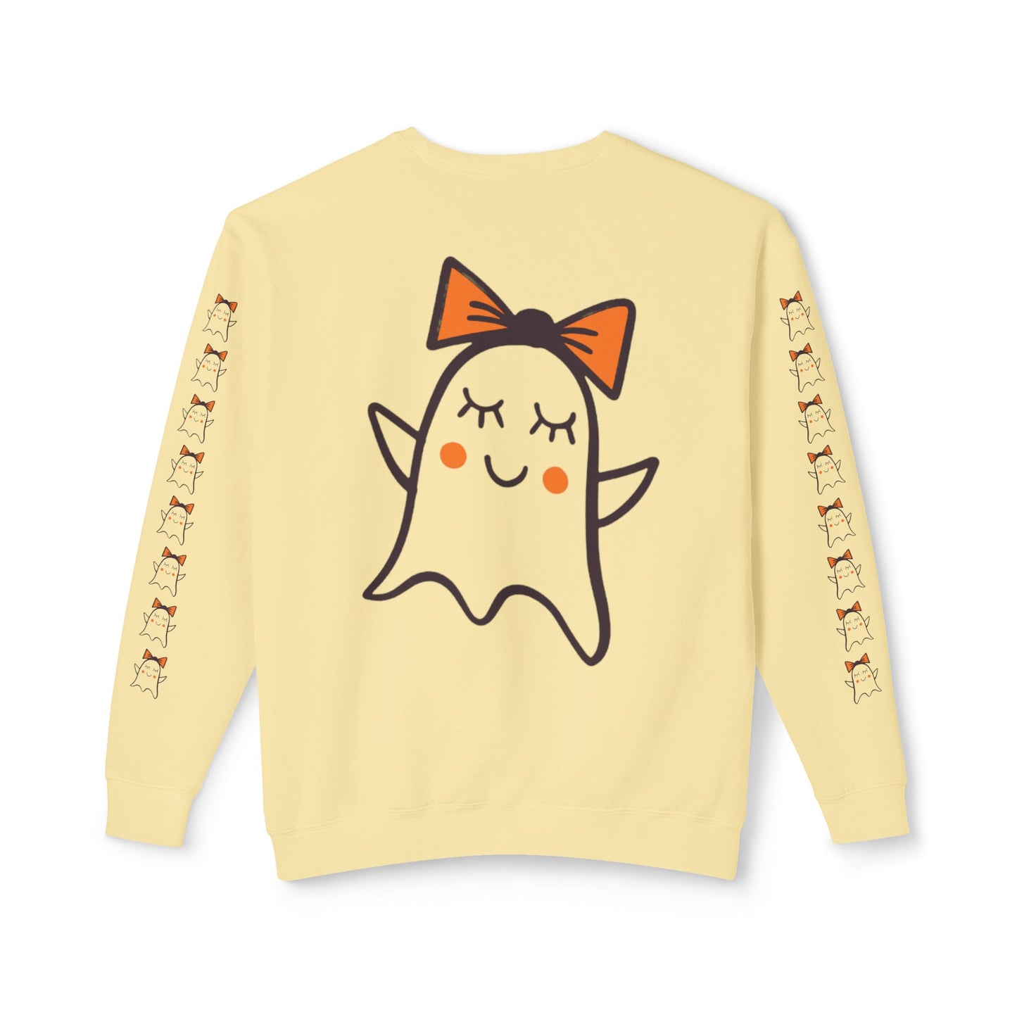 Cute Ghosts Unisex Lightweight Crewneck Sweatshirt