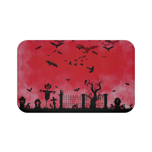 Windsor Wonders Red Graveyard Bath Mat