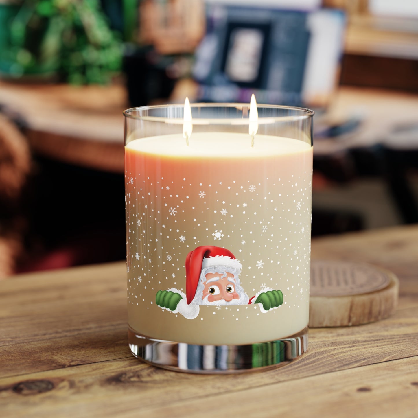 Santa Wrap - Scented Candle - Full Glass, 11oz